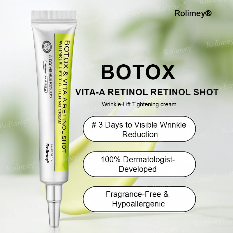👨‍⚕️💛Made and shipped from South Africa💫Rolimey® Botox & Vita-A Retinol Shot Wrinkle-Lift Tightening cream - Last Day Promotion 70% OFF
