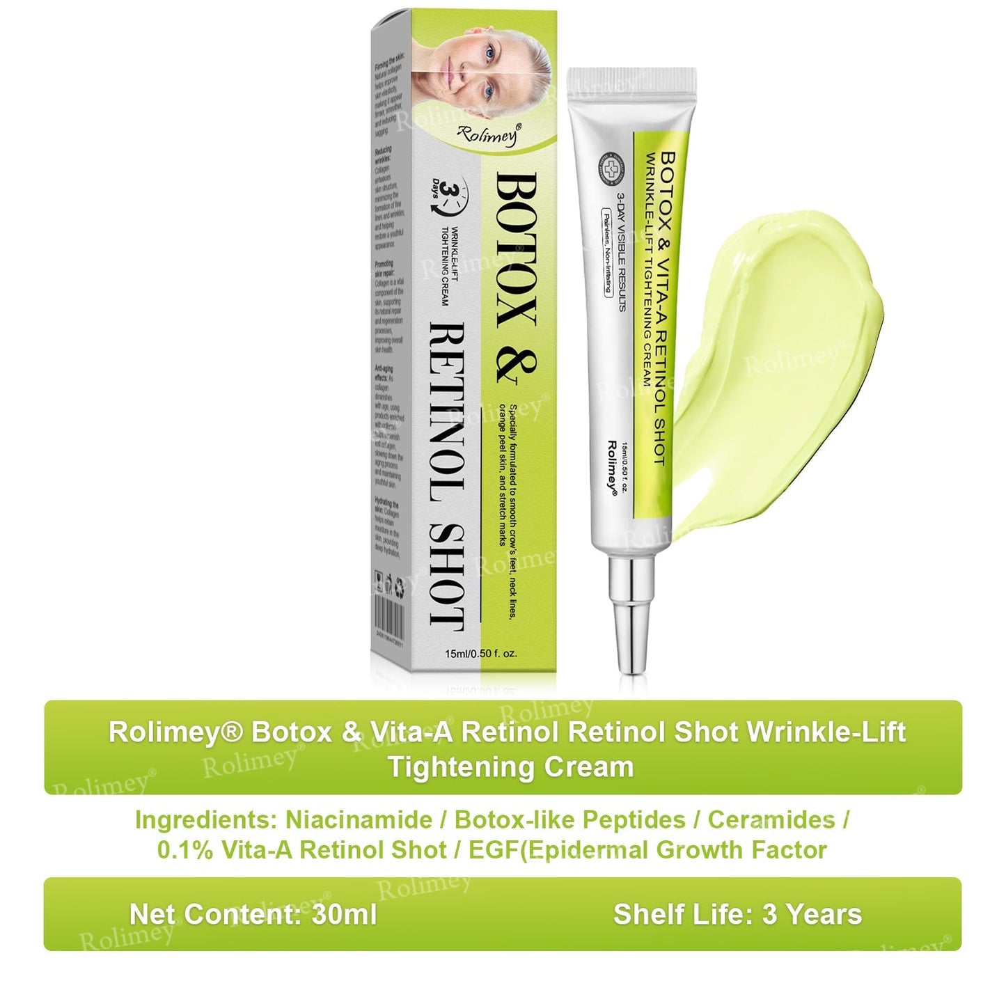 🇿🇦Made and shipped from South Africa 💥Rolimey® Botox & Vita-A Retinol Shot Wrinkle-Lift Tightening cream - Last Day Promotion 70% OFF